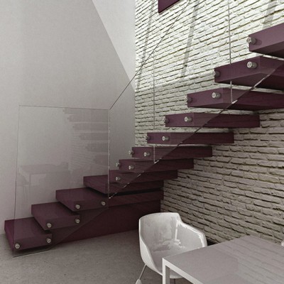 Pièce de fixation ponctuelle pour balustrade et garde-corps