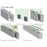 Kit complet Rail Defender® pour garde-corps en verre - 1,5 mètres linéaires